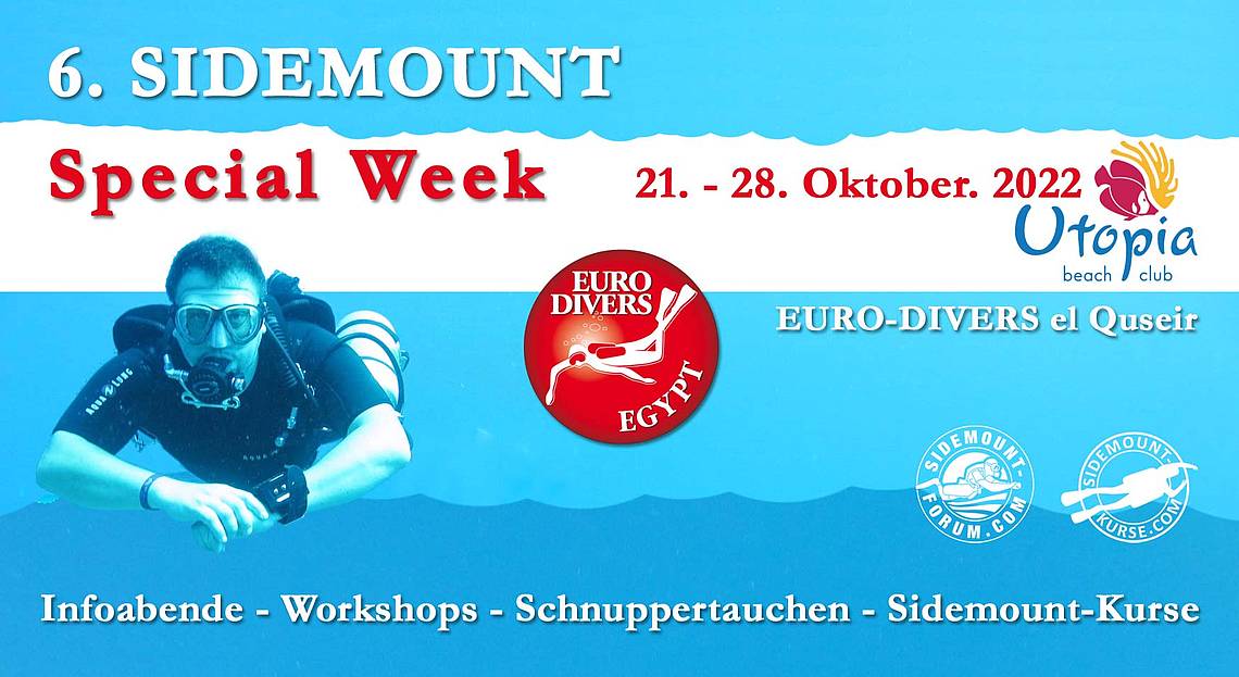 Sidemount Ägypten el Quseir Red Sea Utopia Beach Club Euro Divers