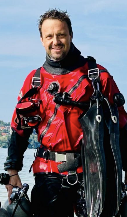 Sidemount Instructor Marcel Schmid Bodensee Schweiz