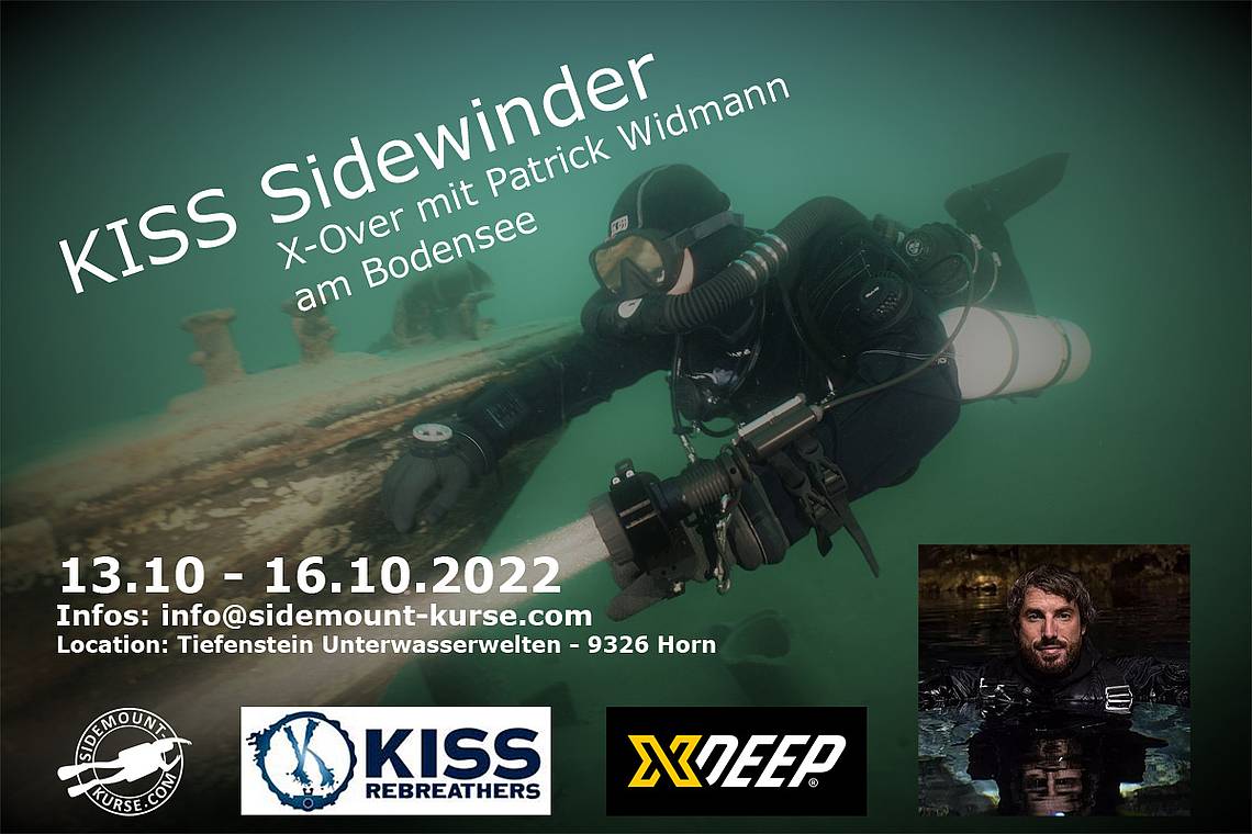 Kiss Sidewinder Sidemount CCR Rebreather