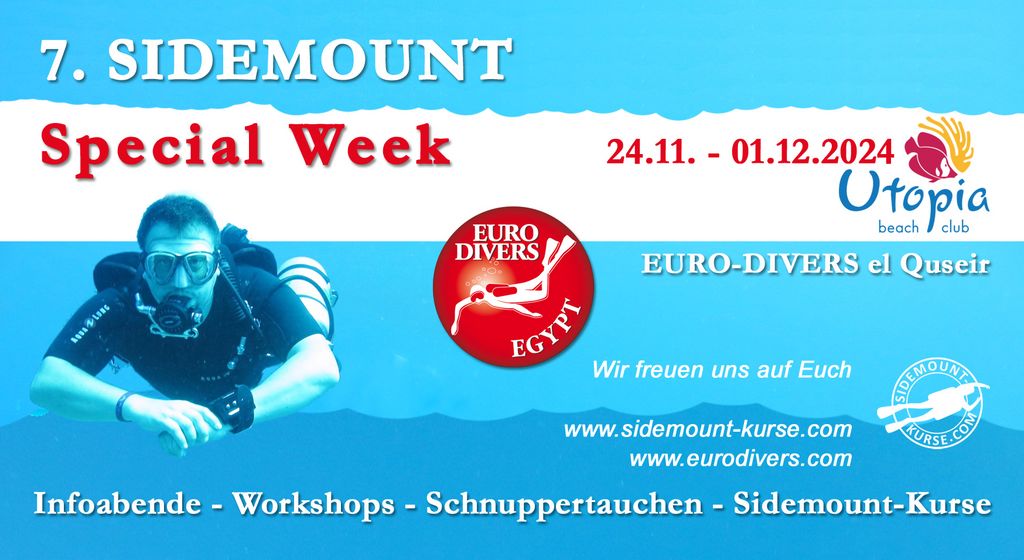 Sidemount Ägypten el Quseir Red Sea Utopia Beach Club Euro Divers